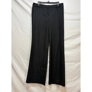 New York & Company Patterned Gray Dress Pants (Size 10 Tall)